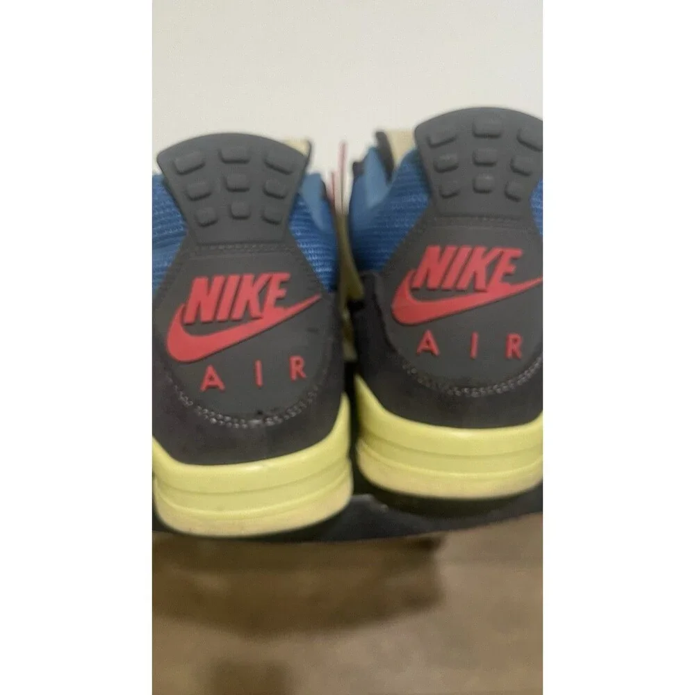 Jordan Air Jordan 4 Retro x Union LA Off Noir Black Blue Yellow DC9533-001 Sz 13